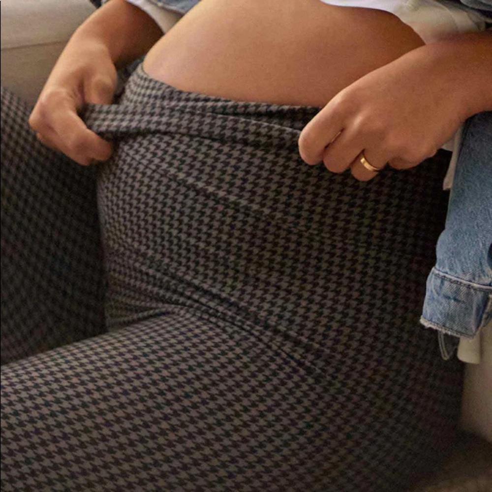 Hatch Maternity / Postpartum Houndstooth Leggings